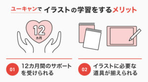 ユーキャンでイラストの学習をするメリット