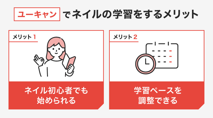 ユーキャンでネイルを学習をするメリット